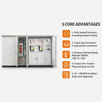 Transformateur élévateur solaire pour sous-station 40,5 kV 0,69-4000 kVA, anti-corrosion, pour centrale photovoltaïque en milieu désertique, certifié CE