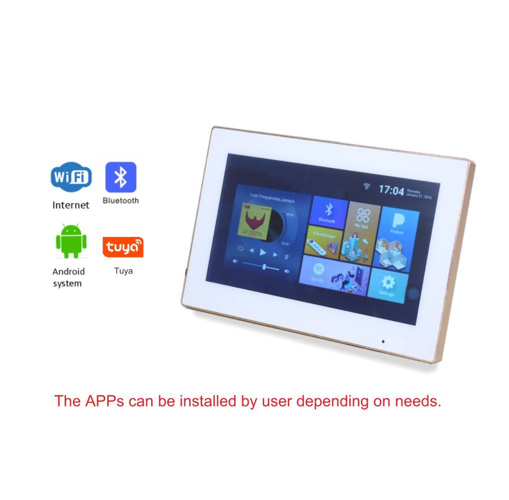 Android WIFI 8CH Tuya Mini 25W Bluetooth Home Audio Background Music System Wall Mount Amplifier with 8PCS 6" Ceiling Speaker · image 5