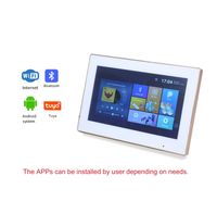 Système audio domestique Android WIFI 8CH Tuya Mini 25W Bluetooth Musique d'ambiance Amplificateur mural avec 8 enceintes de plafond de 6 pouces