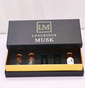 Sang trọng trong kho 3ml 6ml 12ml Tola chai Santal dầu bơm lại chai nước hoa thủy tinh attar chai với hộp đóng gói - Product Image 3