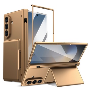เคสโทรศัพท์แบบด้านพร้อมช่องใส่การ์ด สำหรับ Samsung Z Fold 8 Ultra 7 6 5 พร้อมที่เก็บปากกา Stylus  ฟิล์มกันรอยหน้าจอ ป้องกันการกระแทก - Product Image 1