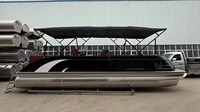 2025 personnalisé 25ft aluminium Sport ponton bateau voile Yacht loisirs hors-bord flottant soudé tourisme croisière pêche CE