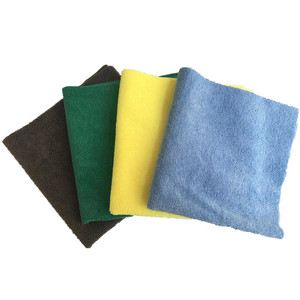 Chiffon en microfibre 40x40 cm absorbant sans bord pour le lavage de voiture et la cuisine - Product Image 1