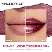 Rouge à lèvres nacré à couvrance totale, longue tenue, non collant, hydratant, brillant, lissant, tendance, de la marque française Distribution