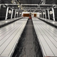 Tunnel de privation de lumière automatisé personnalisé, système d'occultation, kit de serre agricole isolée pour champignon