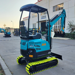 Mini escavatore cingolato cinese multifunzionale. È dotato di un enginetto Kubota ha anche doppie pompe e doppie valvole. - Product Image 4