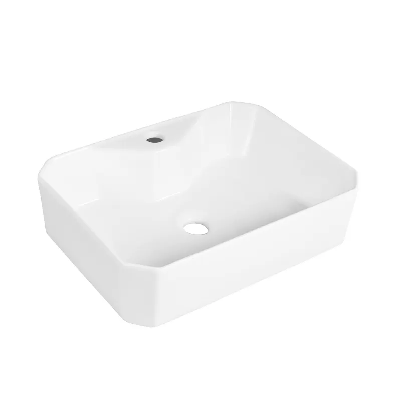 Lavamanos sanitaires de style luxe Lavamanos couleur galvanoplastie évier de salle de bain lavabo à cuvette design
