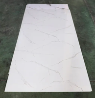 Nouvelle plaque PVC UV imitation marbre, imperméable, pour décoration intérieure
