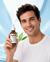 Minyak Pertumbuhan Rambut Herbal 60ml Amla Kelapa Vitamin E Perawatan Kulit Kepala dengan Pipet untuk Pria Wanita Label Pribadi