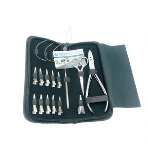 Kit d'extension capillaire professionnel en acier inoxydable de qualité chirurgicale, pinces multifonctionnelles, boucles d'extension, usage commercial, Nomex - Product Image 1