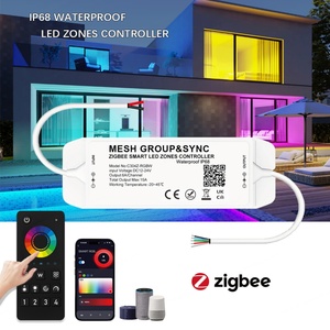 C304Z Aipin IP68 Étanche Zigbee 4 Zones MESH Télécommande RGBW Synchronisation PWM Tuya Smart Décoration de Piscine Projet - Product Image 1