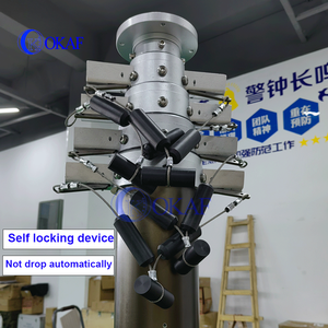 Antena telescópica neumática de aluminio, mástil de trípode, poste de comunicación, torre para antena de <span class=keywords><strong>Radio</strong></span>, 10m - Product Image 4