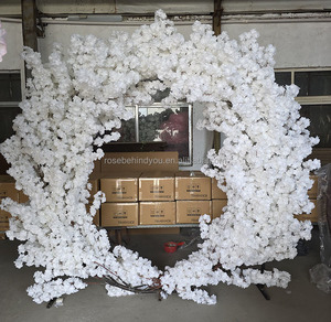 Décoration d'entrée de mariage, <span class=keywords><strong>fleurs</strong></span> artificielles de bougainvillier blanc, rouge vin, rose, fuchsia, <span class=keywords><strong>arbre</strong></span> à <span class=keywords><strong>fleurs</strong></span> de cerisier - Product Image 5