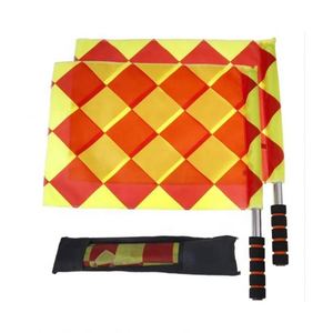 2024 Wholesale High Level Custom Size Double Sided Vivid Color <b>Referee</b> <b>Flags</b> Football Soccer Hand Hold <b>Referee</b> <b>Flags</b> Equipment - Product Image 3
