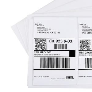 Impresión de Tamaño Personalizado, Logotipo Privado, Etiquetas de Inyección de Tinta A4, Etiquetas de Dirección de Envío de Alta Calidad, Hoja de Etiquetas Adhesivas para Impresora Térmica - Product Image 4