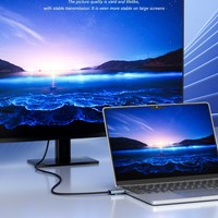 Câble HDMI vers VGA plaqué or OEM ODM 1080P 2M compatible avec un gaine en PVC pour moniteur PC, projecteur et HDTV