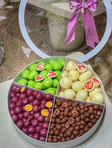 Cajas de Regalo Cilíndricas de Lujo Vacías para Souvenirs, con Tapa y Forro de Plástico, Impresión UV a Cuatro Colores, Tubo de Papel para Flores, Precio de Fábrica - Product Image 5