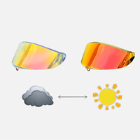 Visière de casque de moto photochromique Revo couleur pour K1,K6,PST,X14,Z8,X15,GT,Pista UV lentille automatique visière faciale