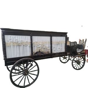 High Quality Luxury Horse <b>Hearse</b> Hot <b>Sale</b> Coffin Horse Carriage Special Transportation by Manufacturer - Product Image 5