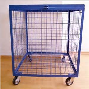 Rouleau de stockage en entrepôt <span class=keywords><strong>Cage</strong></span> de stockage en grillage avec roue - Product Image 2