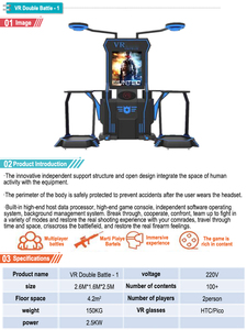 VR trận chiến tương tác nền tảng thực tế ảo Trò chơi bắn súng giao diện điều khiển VR kinh nghiệm thiết bị mô phỏng trực tuyến - Product Image 5