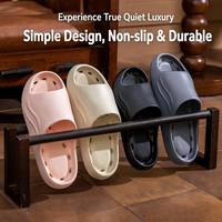 Claquettes en EVA ultra-douces pour femmes et hommes, antidérapantes, à semelle épaisse, plateforme de luxe minimaliste, été, imperméables, séchage rapide