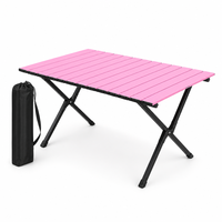 Table pliante portable à pieds croisés en acier au carbone pour la maison, les pique-niques, le camping, le dessin en extérieur et les étudiants