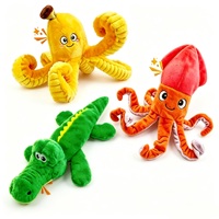 Nouveau produit haut de gamme : Grande peluche pieuvre à huit tentacules, calmar, pieuvre-encrasseuse, crocodile, coussin animal doux et mignon, cadeau pour enfants