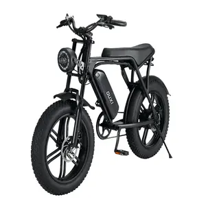 e scooter electric city bike us warehouse 20 inch 750W big tire folding inflatable tire electric bike from china factory
