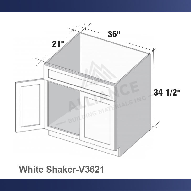 White Shaker-V3621