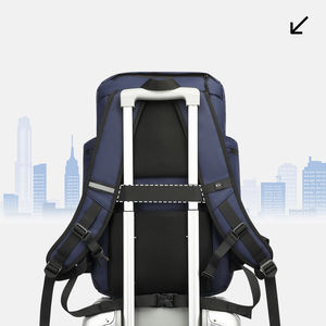 Sac à dos élégant imperméable de grande capacité personnalisé pour hommes, étudiants du secondaire et de l'université, voyage en plein air, campus et école - Product Image 6