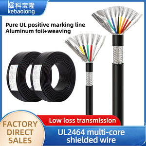 Ul2464 30AWG che chắn dây điện 2-<span class=keywords><strong>core</strong></span> 8-<span class=keywords><strong>core</strong></span> Multi-<span class=keywords><strong>Core</strong></span> nhôm lá chắn tín hiệu Mỹ tiêu chuẩn dây điện tử - Product Image 2