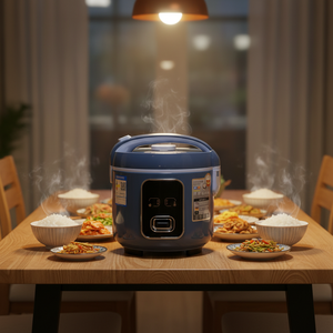 Olla <span class=keywords><strong>Arrocera</strong></span> Eléctrica Automática Multifunción de 1.8L con Recubrimiento Antiadherente, Vaporera, Carcasa de Plástico, para Uso Doméstico y Hotelero, con Taza Medidora - Product Image 3