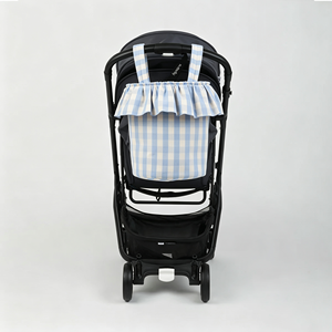 2-in-1 Wickeltasche aus Baumwolle zum Aufhängen am Kinderwagen mit Kordelzug, Wasserdichtem Futter und Großer Kapazität für Babybedarf - Product Image 3