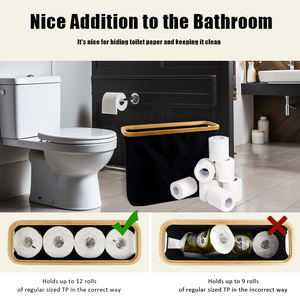 ที่ใส่กระดาษชำระแบบตั้งพื้น <span class=keywords><strong>Legend</strong></span> Factory Supply กันน้ำ พร้อมช่องเก็บของซ่อนในไม้ไผ่ สำหรับห้องน้ำ ตะกร้าใส่กระดาษชำระแบบปิดผนึก - Product Image 6