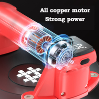 Shijing Aspirateur à ventouse électrique portable à moteur à balais, sans fil, batterie au lithium, 8 pouces, pour le levage de carreaux et de marbre