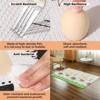 Tapis d'éveil pliable en PVC personnalisé pour enfants, tapis de jeu écologique en mousse de résine pour la maison, vente en gros