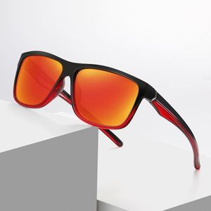 Latest Fashion Retro UV400 Polarized Full Rim Square Lightweight Sports <b>Sunglasses</b> for Men-Durable & Anti-Glare - Product Image 2