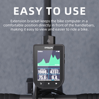 Support multifonction en alliage d'aluminium CYCLAMI M5 : support pour ordinateur de vélo, GPS, éclairage de vélo et caméra sportive pour VTT/vélos de route