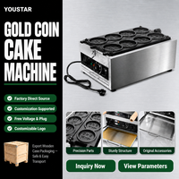 Machine à gâteaux électriques en forme de pièces d'or, machine à pain coréen en forme de pièces, pour boulangerie commerciale et snacks
