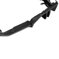 Difusor Trasero de Reemplazo Directo para BMW Serie 5 G60 MP Tipo 2024-IN, Fibra de Carbono Real Brillante, Tejido Twill 3x3, Labio de Parachoques 5
