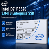 Untuk SSD Pusat Data Intel/Solidigm 3.84TB D7-P5520, 1 DWPD Garansi 5 Tahun, untuk Cloud, Database, Penyimpanan Cache Virtualisasi