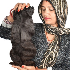 Proveedor de paquetes Bodywave Raw Virgin Cutícula alineada Sin procesamiento químico Encaje transparente natural Cabello humano vietnamita - Product Image 1