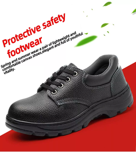 <span class=keywords><strong>Chaussure</strong></span> <span class=keywords><strong>de</strong></span> travail <span class=keywords><strong>de</strong></span> sécurité à embout en fer alcali résistant à l'acide antidérapant et à la perforation <span class=keywords><strong>de</strong></span> bonne qualité semelle en caoutchouc supérieure en cuir bon marché - Product Image 3