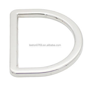 ห่วงรูปตัว <span class=keywords><strong>D</strong></span> แบบแบน Quality15mm สูง20มม. 25มม. 30มม. 35มม. 40มม. 45มม. 50มม. หัวเข็มขัดซิงค์อัลลอยสีสันสดใส - Product Image 2