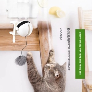 Juguete Interactivo Robótico Eléctrico <span class=keywords><strong>para</strong></span> <span class=keywords><strong>Gatos</strong></span> y Perros de Interior, Juguete de Peluche Automático y Sostenible <span class=keywords><strong>para</strong></span> Mascotas de Interior - Product Image 1