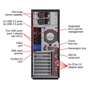 Servidor en Torre ThinkSystem ST550 2026 con Procesador Intel Xeon Scalable de 2.ª Generación, DDR4, en Oferta - Product Image 4