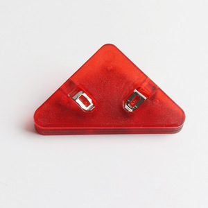 Văn Phòng Phẩm Doc Giấy Thực Phẩm Đồ Ăn Nhẹ Túi Nhựa 90 Độ Góc Clip Tam Giác Trong Suốt Chủ Trang Chỉ Mục Kẹp Clip - Product Image 5