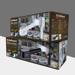 Machine à <span class=keywords><strong>repasser</strong></span> à vapeur Hoffmans 1500W, portable, pour vêtements secs et humides, 2 en 1, avec brosse souple et rigide, kit d'accessoires - Product Image 4