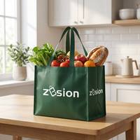 Sacs personnalisés avec logo, sac fourre-tout RPET pour conférence, vente en gros, sac d'épicerie réutilisable écologique, fabricant OEM pour salons professionnels